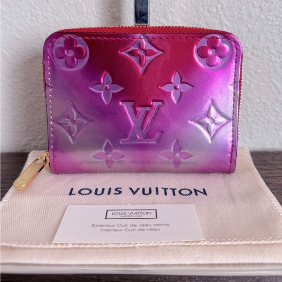 Louis Vuitton Handbags - LOUIS VUITTON Limited Edition Metallic Vernis Degrade Compact Zippy Wallet